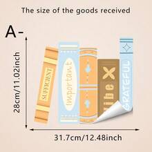 Watercolor Book Window Stickers Double-Sided Children's Window Stickers Kindergarten Inspirational Removable Colorful Static Glass Stickers Suitable For Nursery Classroom Playroom Children's Room - Multicolor - View 14