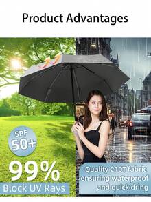 1pc Portable Mini Pocket Umbrella, Multi-Color Foldable, Compact Travel Umbrella, Rainy And Sunny Dual-Use Umbrella, Small Pocket Mini Umbrella, Uv Sun Rain Umbrellas For Backpack, Protection Mini Umbrella For Sun And Rain, Portable Pocket Umbrella With Uv Coating, Back-To-School Season And Travel Essentials