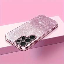 高品质闪亮手机壳适用于三星 Galaxy S25/S24/M54/F54/S24Plus/S24Ultra/S24FE/-S921B/DS/U/W/N/E/S9280/S9260/S721U1/M546B/DS，时尚防震高品质闪亮纸质手机壳适用于 Redmi Note 14/13/A54321、Infinix Note 50/40/30/20/12