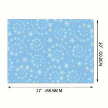 12pcs High Quality Snowflake Theme Gift Wrapping Paper - Premium Christmas & Holiday Wrapping Paper, Suitable For Birthdays And Parties, Reindeer Decor, No Accessories Included Christmas Christmas Decorations Christmas Pajamas Christmas Gifts Christmas Decor - Multicolor - View 4