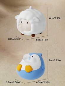 أداة إبداعية للتخفيف من التوتر مع لعبة إطلاق بطيئة الارتداد، لعبة إرخاء الضغط والنفخ الفقاعي، ديكور مكتبي، هواية جمع، هدية حيوانات (ضفدع، قوقعة، بطريق، خروف)، ألعاب تعليمية مبكرة للأطفال، ألعاب تخفيف الضغط (بعض التصاميم اللونية عشوائية) - متعدد الألوان - مشاهدة 9