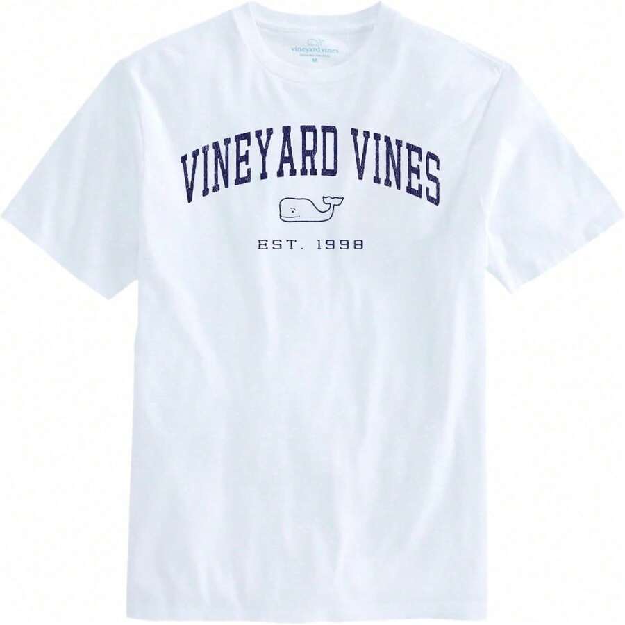 Vineyard Vines Men's Heritage Short-Sleeve Tee - 白色 - 查看 1