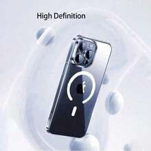 Luxury Magnetic Wireless Charge For Magsafe Case For IPhone 17 16 15 14 13 12 11 Pro Max Plus Back Cover Transparent Case - 無色 - 查看 9