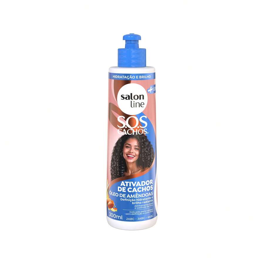 Salon Line SOS Curl Activator + Light Almond Oine 300ml - 彩色 - 查看 1