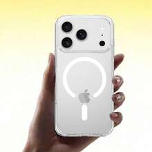 Luxury Magnetic Wireless Charge For Magsafe Case For IPhone 17 16 15 14 13 12 11 Pro Max Plus Back Cover Transparent Case - 無色 - 查看 3