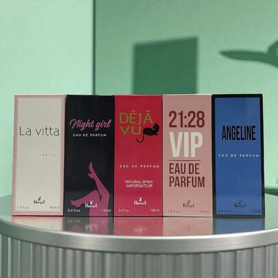 Kit com 05 perfumes de 100 ml cada, Inspirados nas melhores fragrância dos importados