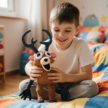 森林里的99个夜晚鹿毛绒柔软填充动物玩偶毛绒玩具适合儿童男孩和女孩 - 彩色 - 查看 5