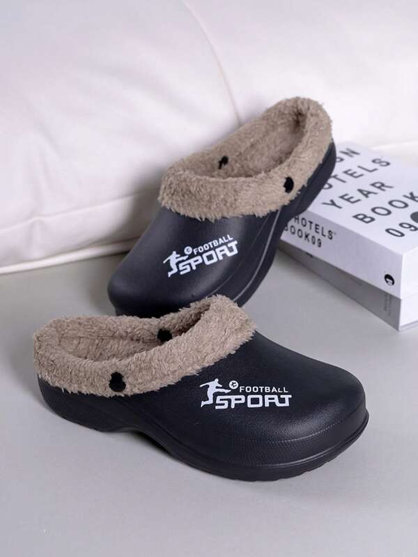 نعال شتوية جديدة للرجال عازلة للحرارة، نعال داخلية مانعة للانزلاق ناعمة وسميكة للاستخدام الخارجي للأزواج، بطانة من الفرو الدافئة للاستخدام المنزلي اليومي