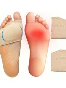 2 قطعة/مجموعة وسادات أمامية للقدم مضادة للانزلاق، سميكة وقابلة للتنفس، تخفف آلام القدم والتقرن والبثور، أكمام واقية مناسبة للرجال والنساء، هدية أنيقة