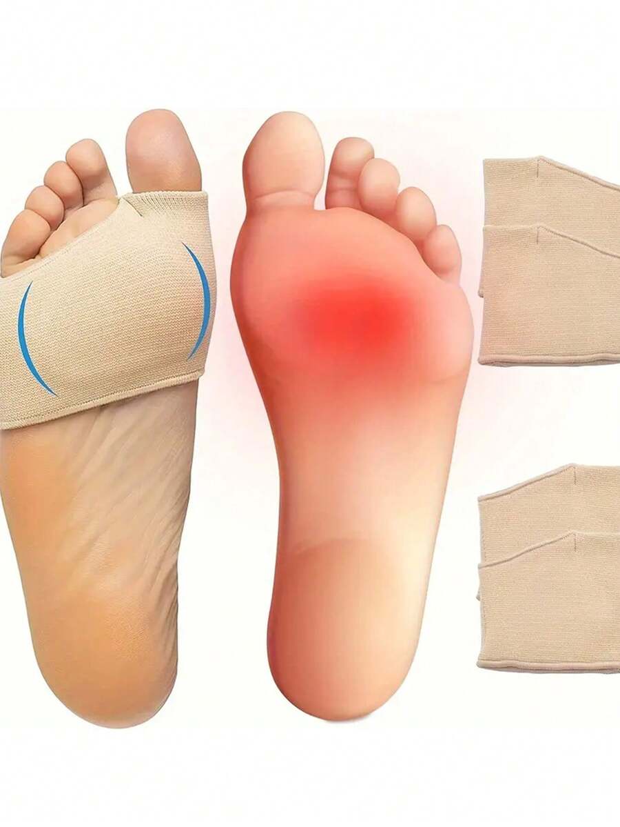 2 قطعة/مجموعة وسادات أمامية للقدم مضادة للانزلاق، سميكة وقابلة للتنفس، تخفف آلام القدم والتقرن والبثور، أكمام واقية مناسبة للرجال والنساء، هدية أنيقة