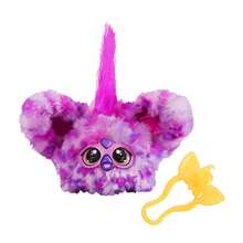 Hasbro Furby Furblets Hip- Mini Friend, 45+ Sounds, Hip Hop Music & Furbish Phrases, Electronic Plush Toys, Pink & Purple, Back To School Gifts, Ages 6+