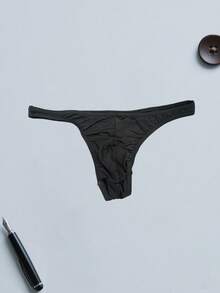 2PCS Men's T-Back Underwear And Personalized Men's Casual Sports Thongs With Low Waist Sexy Soft And Comfortable Men's Thong
