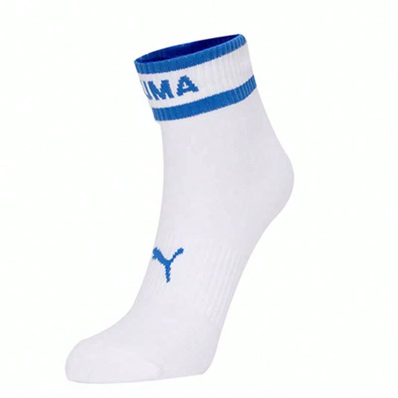 1 Pair Puma Sports Socks, Breathable Fitness Casual Socks, 938223-02 - White - View 1