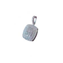 قلادة قلادة مربعة من الزركونيا المكعبة أنيقة، مناسبة للنساء، هدية لعيد الحب، الخطوبة، الذكرى السنوية، مجوهرات الحفلات