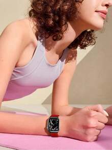 运动型表带，兼容男女款 ，尺寸：40mm、41mm、38mm、42mm、46mm、44mm、45mm、49mm；编织弹力尼龙表带，兼容 Series 11、10、9、8、7、6、5、4、3、2、1、SE、Ultra、3、2、1。 - 紅色 - 查看 7