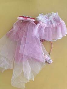 مجموعتان من ملابس الدمية، تشمل 1 مجموعة من ملابس الدمية الإصدار المخفي GG، لملحقات دمية 15/17 سم من القماش المبطن، بدلات الجيل الأول والثاني لاستبدال ملابس دمية الراتنجية المعلقة مع قبعة وسروال