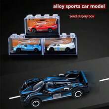 1PC，亚克力展示柜，8槽风火轮展示柜，小型玩具车收纳盒，办公室停车收纳盒，用于家居装饰