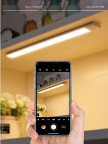 1 pieza Barra de luz LED con sensor de movimiento inalámbrico, luz de gabinete con sensor de movimiento, (10/20/30/50cm) para iluminación en cocina, dormitorio, gabinete, armario, escaleras, pasillo