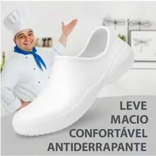 Unisex Non-Slip Professional Kitchen Hospital Nursing Shoes - 白色 - 查看 2
