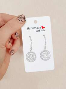 10/50/100件耳环展示卡，珠宝包装卡，心形耳环收纳卡 - 首飾卡 - 查看 3