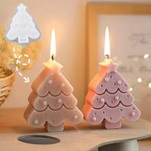 DIY Candle Molds, Christmas Star Candle Decor Molds, Home Decoration Tabletop, Christmas, Epoxy Resin, Plaster, Silicone Molds