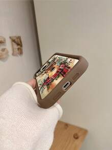 1 buah Casing Ponsel Standar Minimalis Motif Rusa Natal Cokelat Sandblasted Anti-Jatuh Pelindung Kamera Kompatibel Dengan iPhone 17/17 Pro/17 Pro Max/17 Air/16/11/16 Pro/16 Plus/16 Pro Max/16e/15 Pro Max/13/14/12/11/7G/8P, Kompatibel Dengan Galaxy, Kompatibel Dengan Redmi, Transsion, Kompatibel Dengan OPPO, Versi Internasional, Bukan Versi Domestik - Coklat - View 8