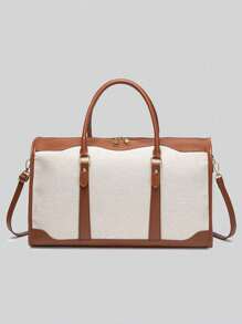 定制字母旅行行李袋，大容量手提包，托特包，适用于妇产医院、健身房、帆布、多功能、多用途、大容量、轻便、功能性强、实用，适用于宿舍、教师、男孩和女孩、青少年、初中生、中学生、高中生、大学生、大学生、大一、大二、低年级学生、精致浪漫、箱包和行李箱、定制旅行包