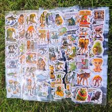 20张3D山海经主题贴纸，意大利励志贴纸，中国神话山海经主题贴纸，趣味创意抽象无厘头贴纸，3D防水泡泡贴纸 - 彩色 - 查看 3