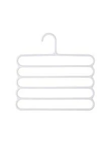 1/3/5/7 piezas Estante de 5 capas para pantalones, armario del hogar, para colgar pantalones, bufandas, estante de almacenamiento, estante antideslizante multicapa para bufandas y corbatas, adecuado para almacenar pantalones, bufandas y corbatas - Multicolor A - Ver 10