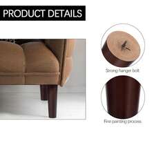 8 件木制家具腿，实木锥形沙发腿，带五金件，中世纪现代替换腿 - 彩色 - 查看 4