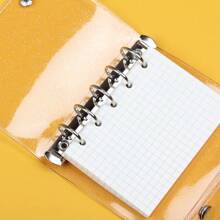 Neuer M5 Dual-Ring-Ordner, M5 Loseblatt-Notizbuch-Hülle mit 5 Ringen, transparente, einfache Loseblatt-Ordner-Ringe, abnehmbare, kratzfeste, weiche Hülle, ohne M5 Loseblatt-Notizbuch-Hülle-Ordner