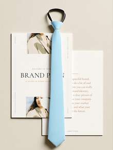 1 条男士 5 厘米纯色拉链领带，西装衬衫装饰，适合日常聚会和商务场合