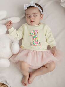 Newborn Baby Sweatshirts - 米色 - 查看 1