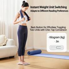 Midea CW6 Smart Scale With High-Precision LED Display For Accurate Measurements And Fitness, Weight Loss, And Health Management - White - View 5