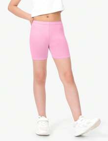 Halloween Kids Costumes Girls Dance Shorts Breathable Bike Shorts Sports Underdress-10Y