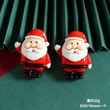 5 piezas de imanes grandes de Papá Noel de dibujos animados, imanes decorativos navideños creativos, adecuados para restaurantes, cocinas, refrigeradores, lavavajillas, armarios de almacenamiento, recuerdos de fiesta, regalos navideños