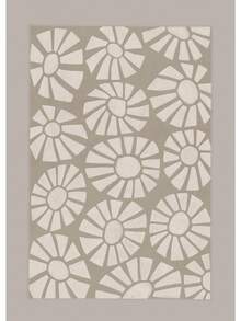 1 pieza Impresión de póster de pintura en lienzo con arte de pared minimalista, diseño floral abstracto de patrón geométrico moderno para decoración del hogar y la sala de estar