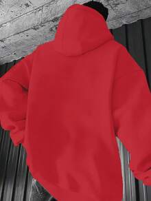 Sudadera Nueva para Hombre 2025 - "CAMP DAVID" con Estampado Gráfico, Jersey Casual con Bolsillo Canguro, Tejido Elástico, Lavable a Máquina - Perfecta para Otoño/Invierno, Uso Diario y Casual, Sudadera para el Día a Día |     Sudadera Casual de Moda |     Sudadera de Poliéster, Sudadera Elegante para Hombre, El Poder de la Disciplina en Español, Sudadera Amarilla para Hombre, Sudadera Azul para Hombre, Sudadera Barata para Hombre, Sudadera Juvenil Negra para Hombre, Camp David - Rojo - Ver 2