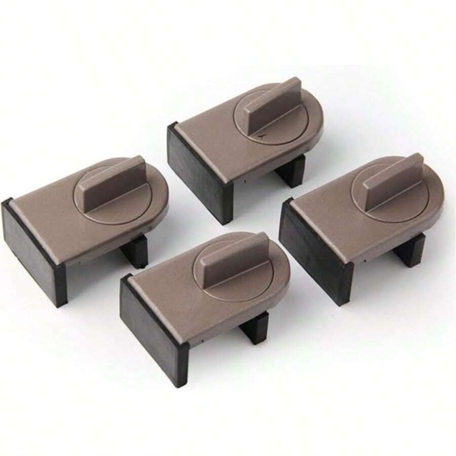 Aluminum Lock For Sliding Doors And Windows, With Anti-Pinch, Anti-Theft, And Anti-Drop Functions,Anti-Opening Glass Wardrobe Sliding Door, Sliding Door Track Lock, Limiter