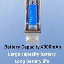 简约家用落地循环扇 Type-C充电 5档风速 台地三合一可调节电风扇 - 白色 - 查看 8