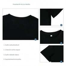 Camiseta negra del lobo solitario del sombrero de la Copa del Club de la suerte 13 de los hombres - Negro - Ver 3