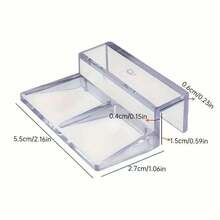 4pcs Acrylic Aquarium Canopy Bracket, Transparent Fish Tank Anti-Jump Net Support Holder, Available In Multiple Sizes (6mm, 8mm, 10mm, 12mm) - Multicolor - View 2
