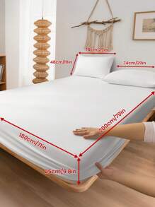 2/3件套床上用品套装，纯色床单套装，舒适家纺，柔软透气床垫保护套，亲肤床笠套装，四季皆宜，床单，床笠，床罩 99*190