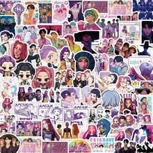 74pcs Kpop Girl Group Demon HD Cheering Stickers For New Albums "Golden", "Takedown", "How It's Done", Fashionable Icon Stickers, Stylish Accessories, Creative Gifts, Birthday And Holiday Surprises