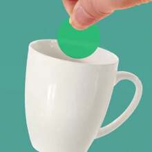 10 Folhas/480 Unidades Etiquetas Redondas Codificadas Coloridas, Adesivos Redondos Codificados em 8 Cores Variadas, Suprimentos Escolares e de Escritório