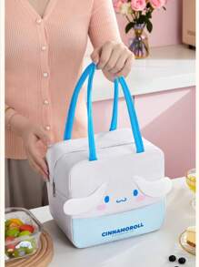 Insulated Lunch Bag, Extra-large capacity version, Three-Layer Protection, Waterproof & Durable, Cute Cartoon Designs, Wide Handle & External Pocket, Perfect for School, Work, Picnics & Travel, Keeps Food Fresh, Easy to Clean, Gift for Her