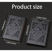 Black Gold Foil Poker Playing Cards, 54 Sheet Waterproof Deck, For Party And Game