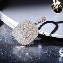 قلادة قلادة مربعة من الزركونيا المكعبة أنيقة، مناسبة للنساء، هدية لعيد الحب، الخطوبة، الذكرى السنوية، مجوهرات الحفلات