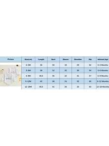 Baby Fall Romper Letter Embroidery Long Sleeve Round Neck Jumpsuit Brother and Sister Matching Outfits - Azul - Ver 8