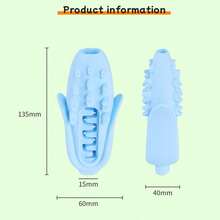 1 Stück robuster Mais-förmiger Latex-Soundspielzeug - Biss-beständiges Hundespielzeug geeignet für Hunde mit starkem Biss - robust und spaßig